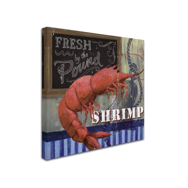 Fiona Stokes-Gilbert 'Shrimp' Canvas Art,35x35